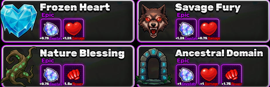 Enchant Punks Ancestral Domain and Nature Blessing variants in the Cursed Bridge update